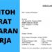 Contoh Surat Lamaran Kerja Format Lengkap