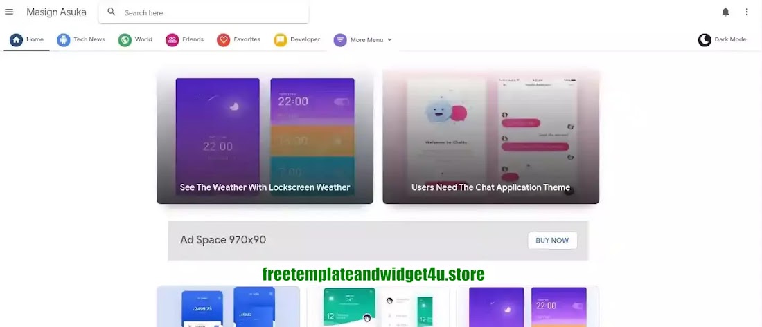 Masign Asuka- Latest Version Premium Blogger Template Free Download.