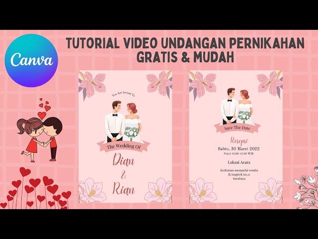 Membuat Desain Undangan Nikah di Canva dengan Mudah dan Gratis