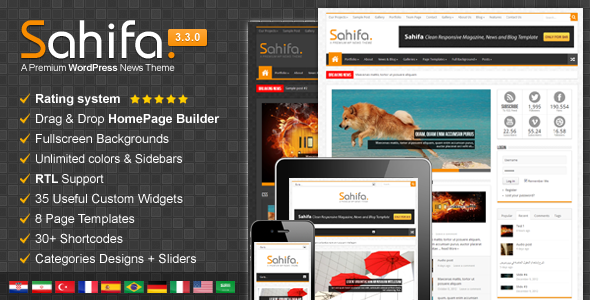 Sahifa Blogger Template Free Download