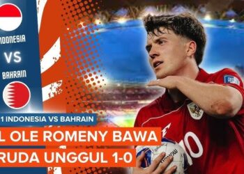 Rekap Hasil Pertandingan Indonesia vs Bahrain Garuda Menang Tipis 1-0