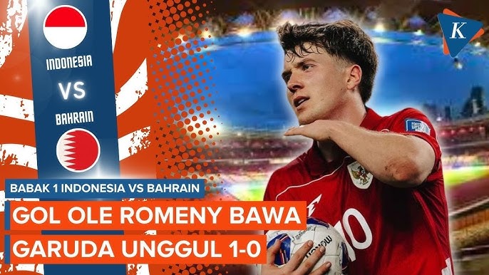 Rekap Hasil Pertandingan Indonesia vs Bahrain Garuda Menang Tipis 1-0