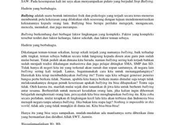 Contoh Soal TKA Bahasa Indonesia SMP yang Cocok Ganti Judul Pidato