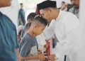Pemdes Ie Beudoh Nagan Raya Beri Santunan Anak Yatim Jelang Lebaran