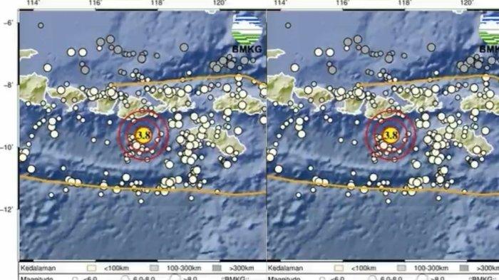 Gempa Guncang Nusa Tenggara Barat, Terjadi Siang Ini di Sumbawa