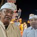 Ibadah Nyepi: Puluhan Umat Hindu Hadiri Tauru Agung di Pura Giri Jagatnata