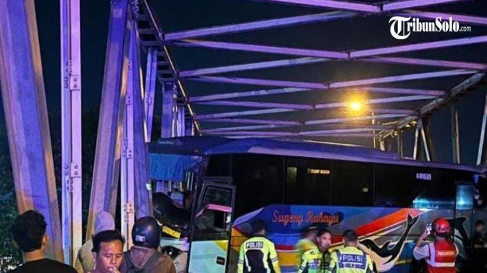 Polisi Selidiki Penyebab Motor Berhenti di Jembatan Jurug Solo, Diduga Picu Kecelakaan Bus Sugeng Rahayu