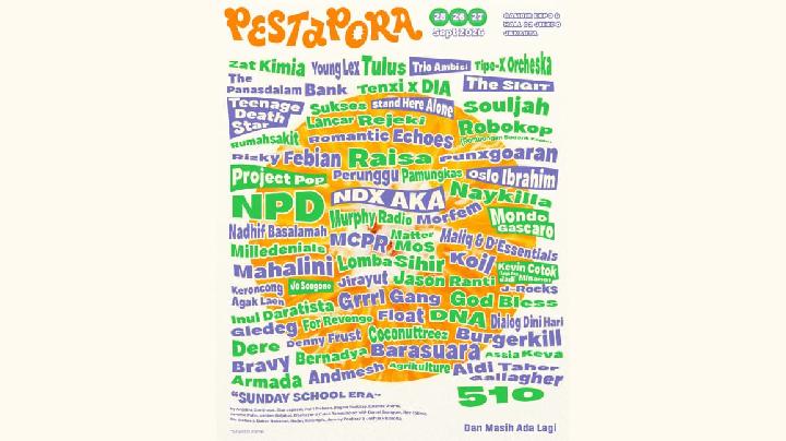 Daftar Artis Fase Pertama Pestapora 2026