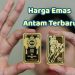 Harga Emas Antam Turun Drastis Hari Ini, Kamis 19 Maret 2026