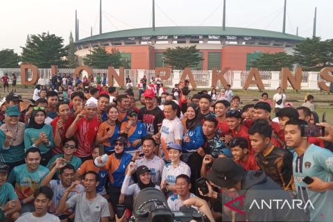 Turunkan Kriminalitas, Lari di Stadion Pakansari Dapat Pujian Polda Jabar