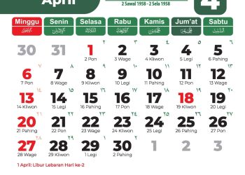 Kalender 2026: Libur Panjang dan Dua Hari Merah di April, Catat Tanggalnya