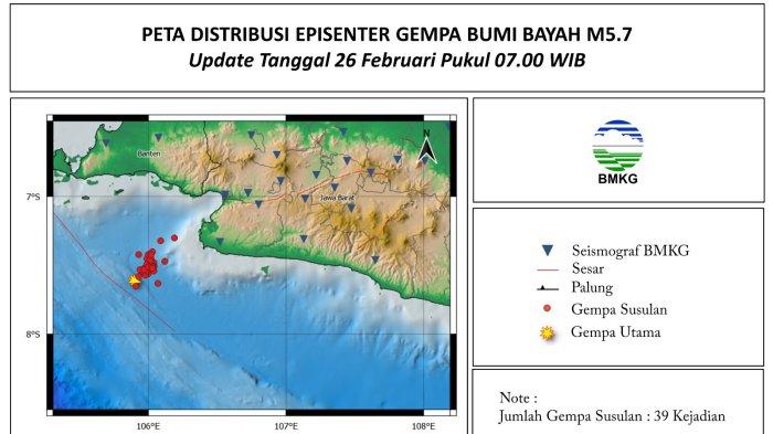 BMKG: Gempa Sukabumi Tengah Malam Tadi Disebut Gempa Dangkal Sesar Cimandiri