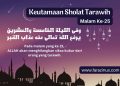 Keutamaan Sholat Tarawih Malam Terakhir Ramadhan, Pengampunan dan Pahala Surga