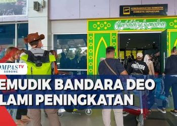 Arus mudik membanjiri, 18 ribu penumpang tinggalkan Sorong melalui Bandara DEO