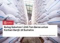 Bulog salurkan 11 ton beras untuk korban banjir