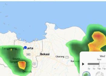 Prakiraan Cuaca Tangsel, Tangerang, dan Kota Tangerang Hari Kamis 19 Maret 2026: Sebagian Cerah Berawan