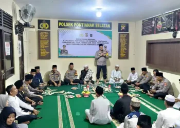 Kapolresta Pontianak Ikut Buka Puasa Bersama Lintas Ormas Kalbar di Keraton