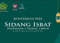 Live Streaming Sidang Isbat 1 Syawal 1447 H Tahun 2026