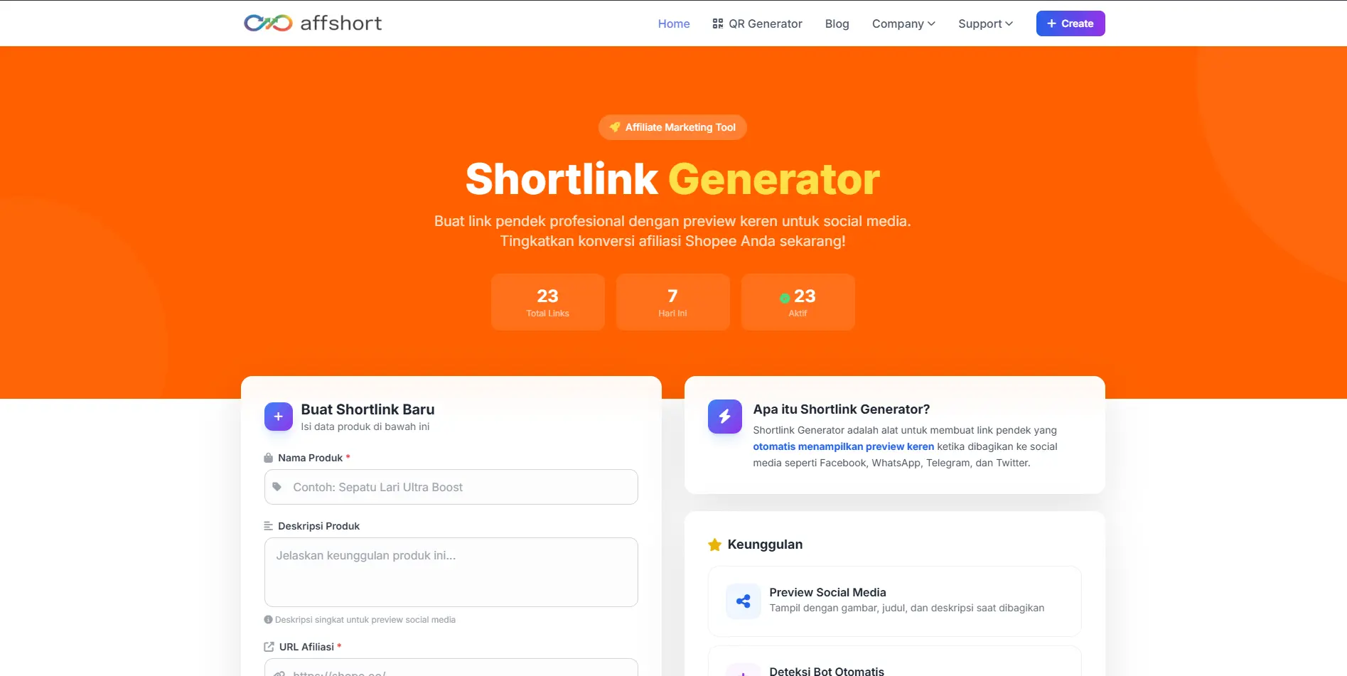 Affshort: Solusi Cerdas untuk Meningkatkan Konversi Link Afiliasi Shopee