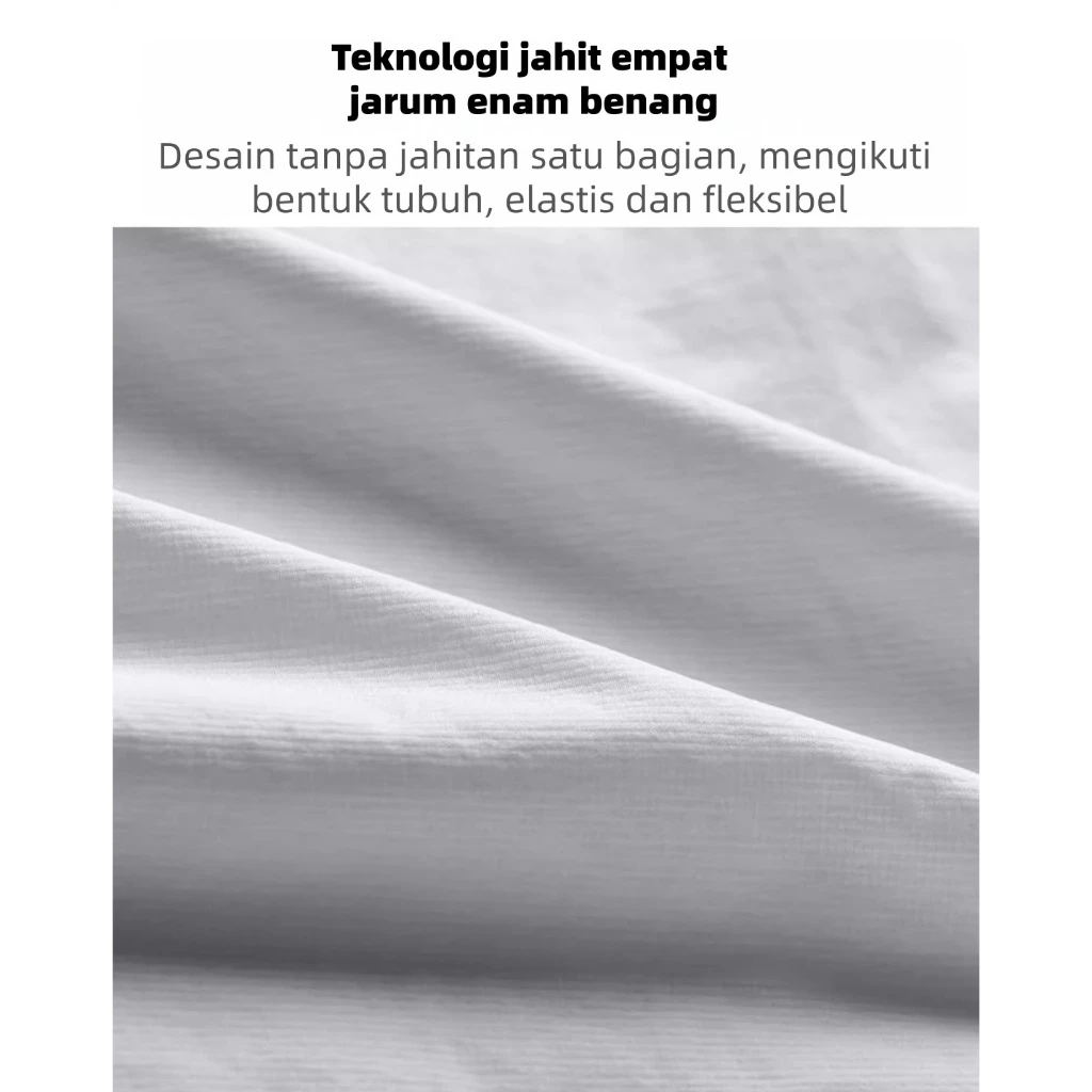 FLEXAURA Setelan Olahraga Pria 4in1 Premium Quick Dry – Half Zipper, Cocok untuk Lari, Gym, Bersepeda & Outdoor