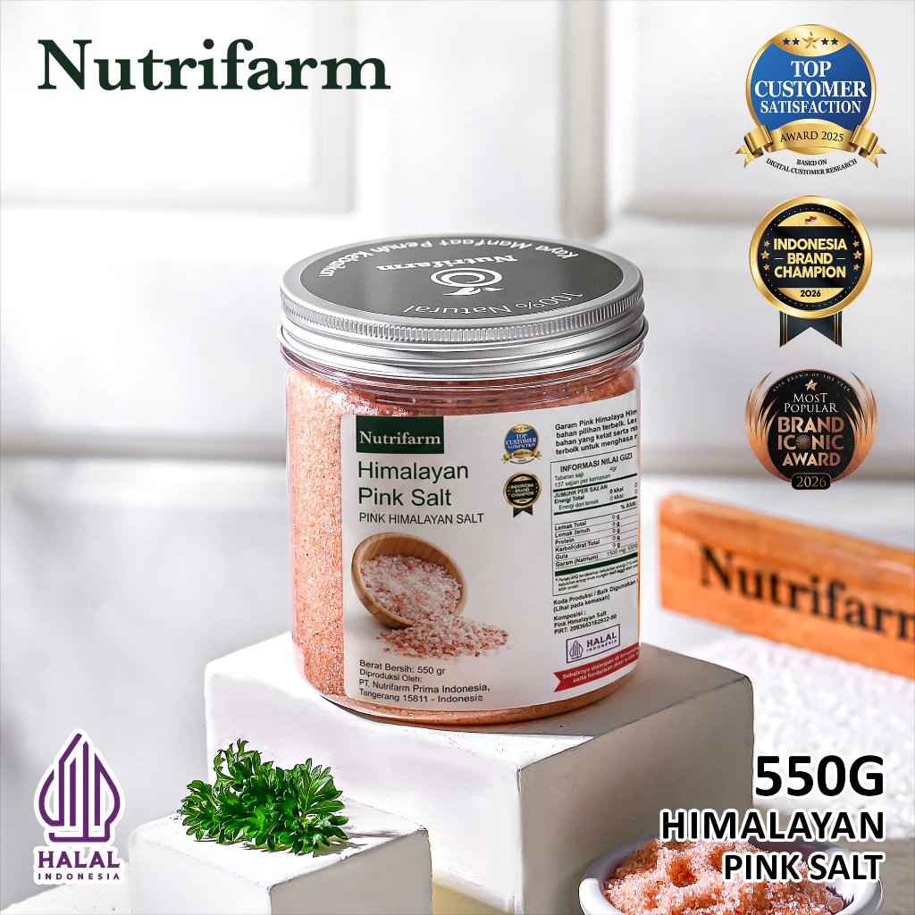 Nutrifarm Himalayan Salt 30g 110g 320g 550g