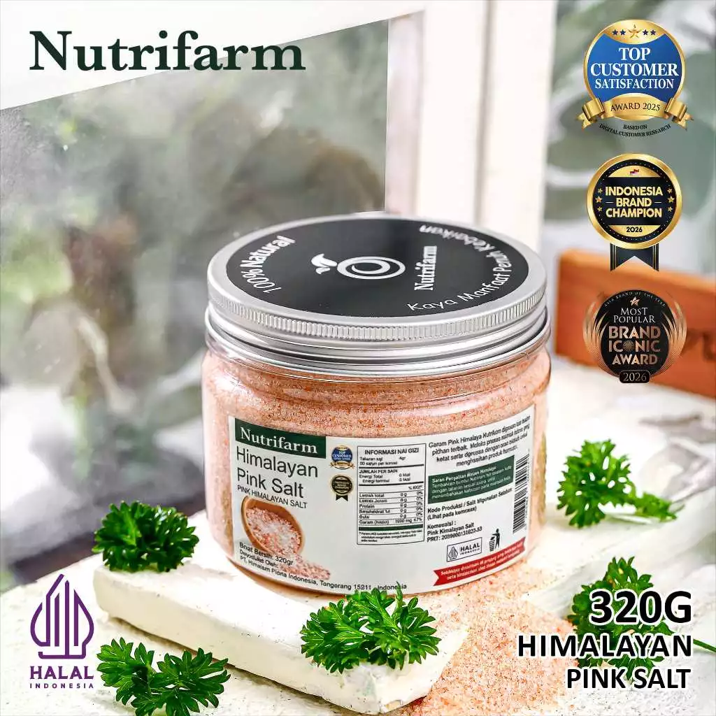 Nutrifarm Himalayan Salt 30g 110g 320g 550g